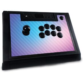 Glossy Glitter Gaming Skin Compatible with Hori Fighting Stick Alpha (PS5, PS4, PC) - I Cant See - Premium 3M Vinyl Protective Wrap Decal Cover - Easy to Apply | Crafted in The USA by MightySkins