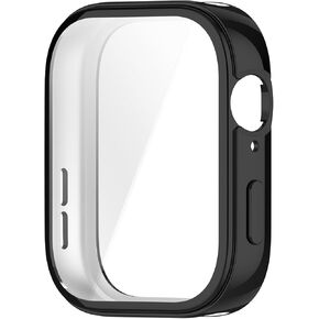 MOTONG Compatible with Huawei Watch Fit 3 Case Cover - Full Coverage TPU Protective Case Cover Compatible with Huawei Watch Fit 3(TPU Black)