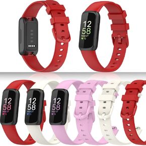 Bands for Big Wrist 6.1"-9.1", for Fitbit Inspire 3 Band, Fashion Silicone Watchband Quick Replacement Straps, Sweatproof & Anti-drop Sports Wristband Inspire 3 Accessories Men Women
