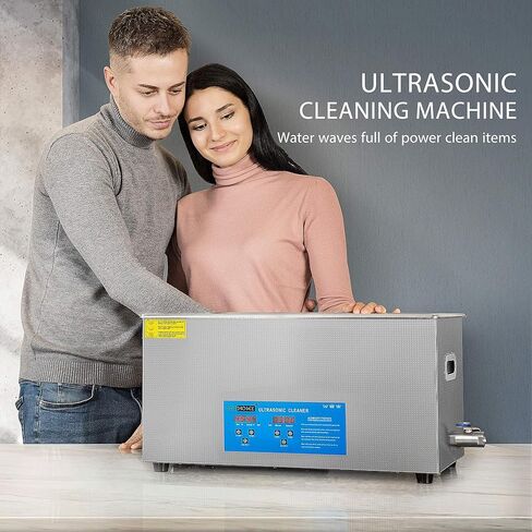 VIVOHOME Professional 3L آلة تنظيف بالموجات فوق الصوتية الكهربائية المحمولة التي يمكن التحكم فيها باللمس مع مؤقت رقمي وسخان لأجزاء ساعة المجوهرات ولوحة دوائر زجاجية للعملات المعدنية in Kuwait