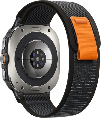 حزام نايلون Trail Loop متوافق مع Samsung Galaxy Watch Ultra Bands 47 مم، أساور معصم منسوجة من القماش الناعم حزام رياضي قابل للتعديل لساعة Samsung Galaxy Watch 7 Ultra 47 مم باند 2024 للرجال والنساء in Saudi Arabia