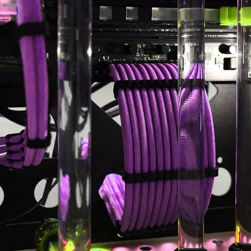 SAMA 5 قطعة مجموعة كابل تمديد أخضر ذكر إلى أنثى 24PIN اللوحة الأم 4 + 4Pinx2 CPU EPS 6 + 2Pinx2 GPU PCI-E كابل 300 مللي متر طقم الوصلة in Kuwait