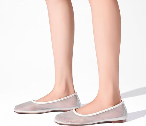 Mesh Ballet Flats Shoes for Women Slip On Round Toe Ballerina Shoes Comfortable in Saudi Arabia