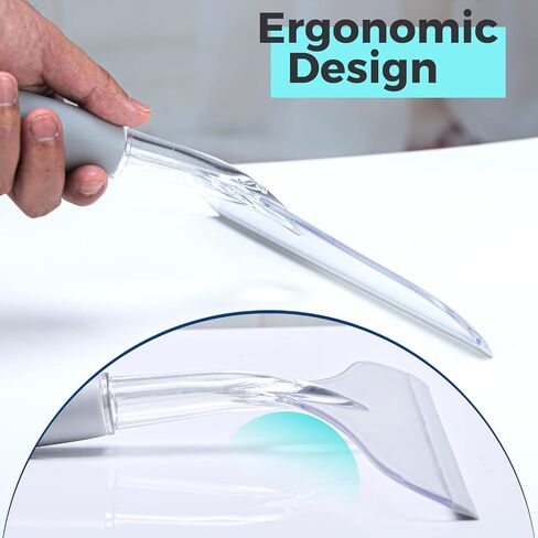 Window Cleaner Tool for Home with Extension Pole 20''-30'', Squeegee for Window Cleaning, Glass Washer for Car Windshield, Shower Doors, Mirror in Kuwait