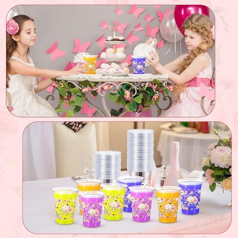 Jinei 60 Pcs Eucalyptus Baby Shower Supplies 16 oz Plastic Cups Bulk Sage Green Baby Shower Disposable Cups for Birthday Party Favors Gender Reveal Decorations in Kuwait