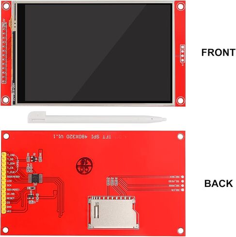 4.0 Inches 480x320 TFT Touch Screen LCD 4.0" Display Module SPI ST7796S Driver Compatible with Arduino R3/Nano/Mega in Kuwait