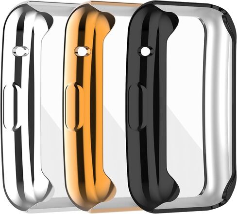 Screen Protector Cases Compatible with Huawei Watch Fit Accessories Covers Scratched Full Coverage Soft TPU Protective Case (7Colors) in Saudi Arabia