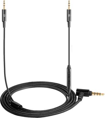 FAAEAL Audio Replacement Cable Compatible with Sol Republic Master Tracks HD HD2 Sol Republic V10 V12 X3 Headphones,in-line Mic Control Headphone Cord Works on iOS Android Xiaomi(4.2ft) in Saudi Arabia