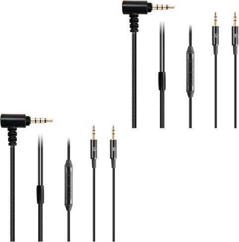 FAAEAL Audio Replacement Cable Compatible with Sol Republic Master Tracks HD HD2 Sol Republic V10 V12 X3 Headphones,in-line Mic Control Headphone Cord Works on iOS Android Xiaomi(4.2ft) in Saudi Arabia