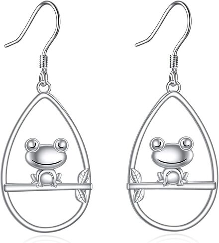 YFN Hummingbird Earrings Sterling Silver Animal Heart Hoop Earrings Dangle Drop Dangling Cute Hummingbird Jewelry Gifts for Women Girls in Saudi Arabia