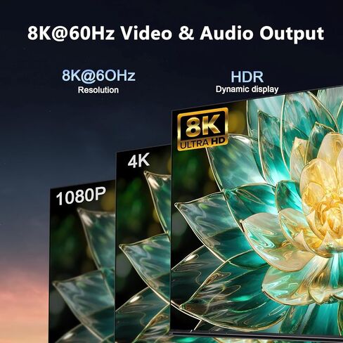 GELRHONR 8k HDMI Short Coiled Cable, Extreme Thin HDMI Male to Male Extension Spring Flexible Cord 48Gbps High Speed Support 3D 8K@60Hz for On-Camera Monitors,TV,PS5, Xbox Series X/S (Down Angle) in Saudi Arabia