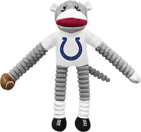 Littlearth Unisex-Adult NFL Los Angeles Rams Sock Monkey and Flying Disc Pet Toy Combo Set, Team Color, One Size in Kuwait