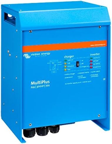 Victron Energy MultiPlus 3000VA 12-Volt Pure Sine Wave Inverter and 120 amp Battery Charger, UL-Certified in Saudi Arabia