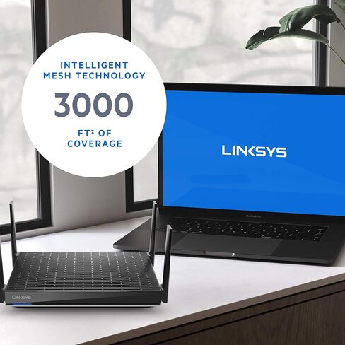 لينكسيس ماكس ستريم AC4000 MU-MIMO واي فاي ثلاثي الموجات، متوافق مع اليكسا (EA9300) (متجدد) in Saudi Arabia