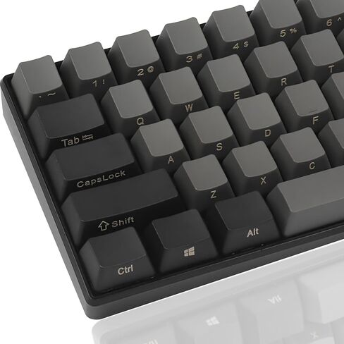 Happy Balls PBT Keycaps Side/Front Print Keycap Set OEM Profile Non-Backlit Thick Cherry MX Key Caps with Key Puller for 60%/87 TKL/104/108 MX Switches Mechanical Keyboard(Black Gray Combo) in Kuwait