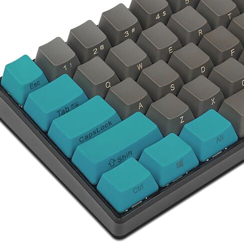 Happy Balls PBT Keycaps Side/Front Print Keycap Set OEM Profile Non-Backlit Thick Cherry MX Key Caps with Key Puller for 60%/87 TKL/104/108 MX Switches Mechanical Keyboard(Black Gray Combo) in Kuwait