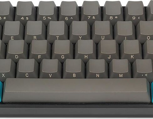 Happy Balls PBT Keycaps Side/Front Print Keycap Set OEM Profile Non-Backlit Thick Cherry MX Key Caps with Key Puller for 60%/87 TKL/104/108 MX Switches Mechanical Keyboard(Black Gray Combo) in Kuwait