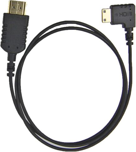 CMR UltraFlex 31 Inch 4K Mini Right Angle HDMI Male to Standard HDMI Male Cable. Ultra Flexible Slim 90 Degree Thin HDMI Cable. HDMI 2.0 in Saudi Arabia