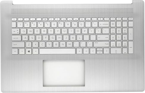 Replacement Upper Case Palmrest for HP 17-CN 17-CP 17T-CN 17Z-CP 17-cn0023dx 17-cn0273st Series Laptop M50458-001 Non-Backlit Keyboard Assembly Top Cover in Saudi Arabia