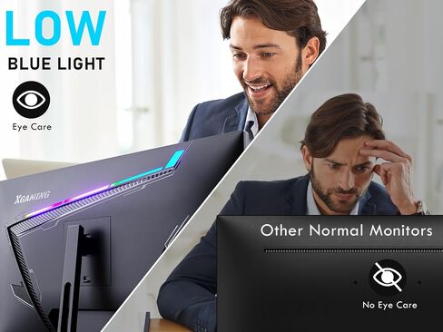 شاشة ألعاب منحنية مقاس 27 بوصة، 165 هرتز QHD (2560×1440)، 1 مللي ثانية، FreeSync، Eye Care HDR 100% sRGB، شاشة R1500 منحنية 16:9 واسعة مع HDMI × 2 DisplayPort × 2، مكبرات صوت مدمجة، VESA، قابلة للتعديل in Saudi Arabia