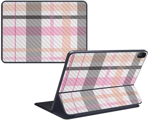 MightySkins Carbon Fiber Skin for Apple iPad Pro Smart Keyboard 12.9" (2018) - Southwest Stripes - Protective, Durable Textured Carbon Fiber Finish - Easy to Apply - Made in The USA in Saudi Arabia