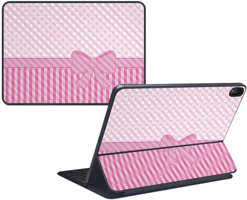 MightySkins Carbon Fiber Skin for Apple iPad Pro Smart Keyboard 12.9" (2018) - Southwest Stripes - Protective, Durable Textured Carbon Fiber Finish - Easy to Apply - Made in The USA in Saudi Arabia