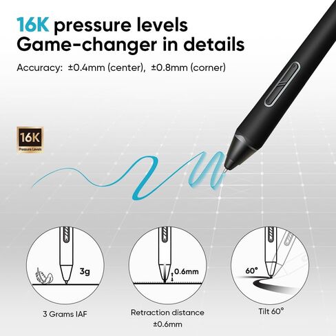 تابلت الرسم اللاسلكي XPPen Deco Pro MW Gen2 Bluetooth مع قلم X3 Pro وقرص مفتاح صغير، لوحة رسم رقمية للرسوم المتحركة والفن الرقمي وتحرير الفيديو (9 بوصة) in Kuwait