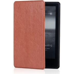 Case for All-New Kindle Case 2022,Kindle 11th Generation Premium Leather Cover with Hand Strap, Full Protective Bumper Shell Case for All-New Kindle, 11th Gen, 2022 Auto-Sleep/Wake Hot Pink