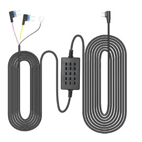 Dash Cam Hardwire Kit, Type C Port, Car Charger Cable Kit 12V- 24V to 5V, Low Voltage Protection Car Camera Parking Monitor 24/7 Parking Surveillance