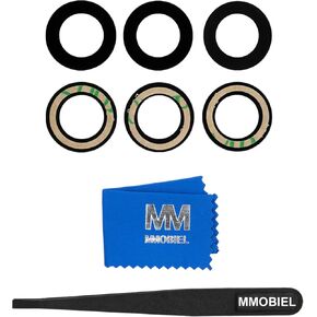 MMOBIEL Back Rear Camera Glass Lens Replacement Compatible with Samsung Galaxy S24 Plus - Pre-Installed Adhesive, Tweezer and Cloth