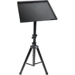 Gemini Sound PST-01 Universal DJ Equipment Accessories Laptop Computer Projector Screen Mount Desk Tripod Stand Tray Perfect for Live, Studio, Home Book Stand or Keyboard Use