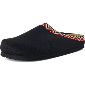 CUSHIONAIRE Women's Swiss Knit Cork Footbed Clog With +Comfort