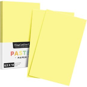 8.5 x 14" Blue Pastel Color Paper – Great for Cards and Stationery Printing | Legal, Menu Size | Lightweight 20lb Paper | 50 Sheets