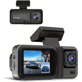 Shkalacar Dash Cam Front Rear 1080P DVR, with 2/3 Cameras Front (& Inside)& Rear Camera Driving Recorder with 2 Inch IPS Screen 170° Wide Angle Support Clear Night-Vision Collision