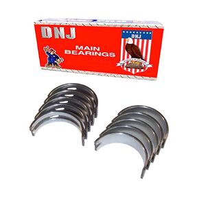 DNJ MB800 Main Bearings for 1997-2015 / Audi, Volkswagen / A3, A4, A4 Quattro, Beetle, Eos, Golf, GTI, Jetta, Passat, TT, TT Quattro / 1.8L, 2.0L / DOHC, SOHC / 16V, 20V, 8V / 120cid, 121cid, 1781cc