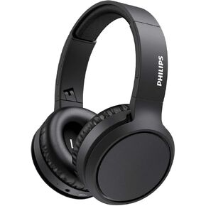 PHILIPS H5205 Over-Ear Wireless Headphones with 40mm Drivers, Lightweight Cushioned Headband, Black