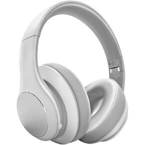 Wireless Bluetooth Headphones Over Ear, 40 Hours Playtime Wireless Light Weight Headset with HiFi Stereo Sound for Travel Work (Beige in Saudi Arabia