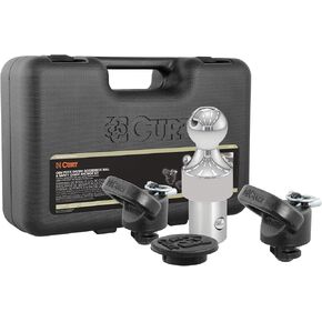 CURT 60639 Puck System Gooseneck Hitch Kit, Fits Select Chevy, Ford, GMC, Nissan Trucks, 38,000 lbs. GTW, 2-5/16-Inch Ball, Pucks Required
