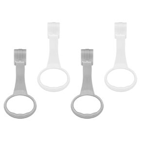UPKOCH 4pcs Baby Crib Pull Rings，Baby Bed Stand Up Rings Nursery， Baby Cot Hanging Rings Walking Assist Tools for Newborn Infant