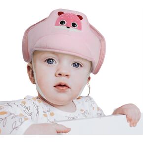 Baby Walking Head Protector Toddler Crawling Safety Protection Cushion Hat Anti-Collision Cute Head Bumper Bonnet Pillow Infant Soft Adjustable Headguard Child Cap for Playing Running