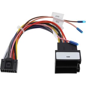 eMagTech 16 Pin ISO Car Stereo Adapter Replacement Compatible with Android Compatible with VW Most Cars Harness Connector Adapters