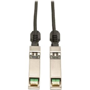 Tripp Lite SFP+ 10Gbase-CU Passive Twinax Copper Cable, Cisco Compatible SFP-H10GB-CU1M, Black 1M (3-ft.) (N280-01M-BK)