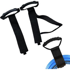 Easy-Carry krapp Strap Storage Straps 28" (2-Pack) – Heavy-Duty Hook and Loop Extension Cord Carrying Strap, Hanger, Keeper, Organizer with Handle for Pool, Boat, RV, Garden Hoses, Cords, and Cables