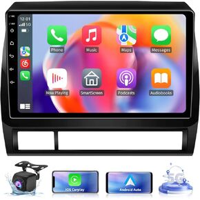 5GWiFi Upgrade Car Stereo Radio for Toyota Tacoma 2005-2015- Wireless Carplay and Android Auto GPS Navigation - 4GB+32GB 9.2 inch Touchscreen Bluetooth RDS FM SWC