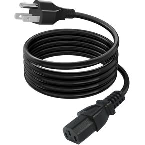 8.2FT Power Cord for Peloton and Superfit Treadmills 3-Prong 14AWG Heavy Duty Cable Compatible with Computers Copier Cable Extension