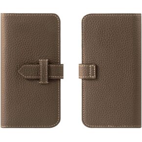 Hanatora - اليابان متوافق مع iPhone8/ iPhone7/ iPhone SE3 / SE2 حافظة قلابة مع حامل بطاقة غطاء هاتف من الجلد الأصلي حافظة عالية الجودة بدون مغناطيس أزرق نيلي SPH-8SE-BlueIndigo in Kuwait