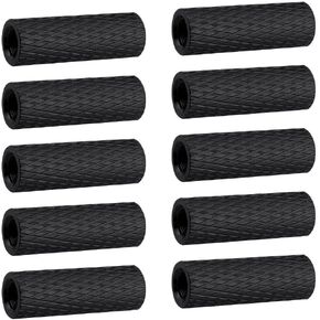 HobbyPark Aluminum M3x15mm Standoff Spacer Female-Female Round Column for RC Drone Parts DIY Black (Set of 10)