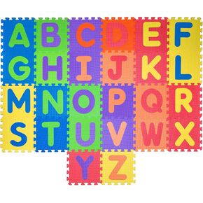 Non-Toxic Play Mat for Kids Toddlers Childrens Infants - Interlocking Foam Puzzle Thickest Baby Mat for Play & Exercise 36 Tiles 12x12in (10mm) - Floor Coverage 36 Sq Ft