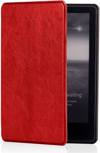 Case for All-New Kindle Case 2022,Kindle 11th Generation Premium Leather Cover with Hand Strap, Full Protective Bumper Shell Case for All-New Kindle, 11th Gen, 2022 Auto-Sleep/Wake Hot Pink in Kuwait