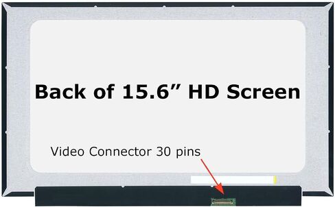 استبدال شاشة SCREENARAMA الجديدة لشاشة HP 15-DW1083WM 1B9S3UA، HD 1366x768، لامعة، شاشة LCD LED مع أدوات in Saudi Arabia